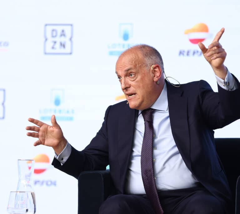 El PSOE da marcha atrás y concede a Tebas dos de sus peticiones para no parar LaLiga