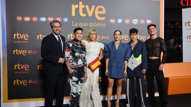 Benidorm Fest 2023 recibe 10 candidaturas menos que el año pasado, pero con "más caras conocidas" Maximo Huerta, María Eizaguirre y Chanel Terrero asiste a la presentación de la nueva temporada 22-23 de RTVE
