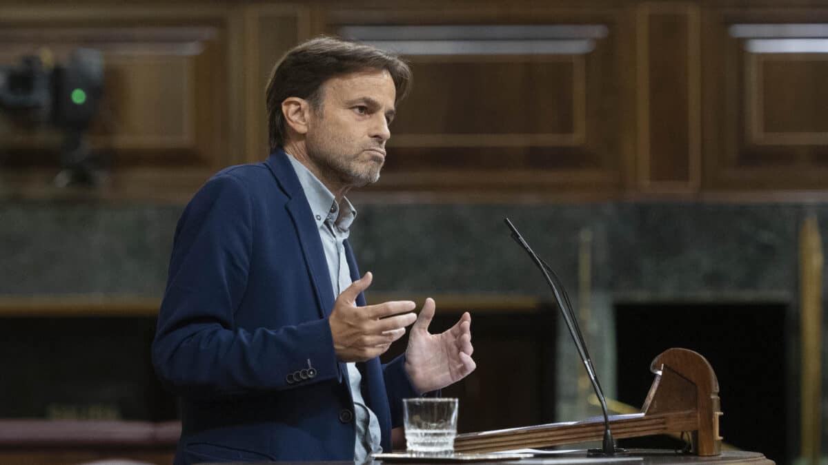 El presidente del grupo parlamentario de Unidas Podemos y En Comú Podem en el Congreso, Jaume Asens