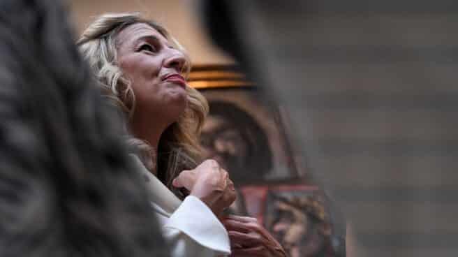 Yolanda Díaz, en el Senado.