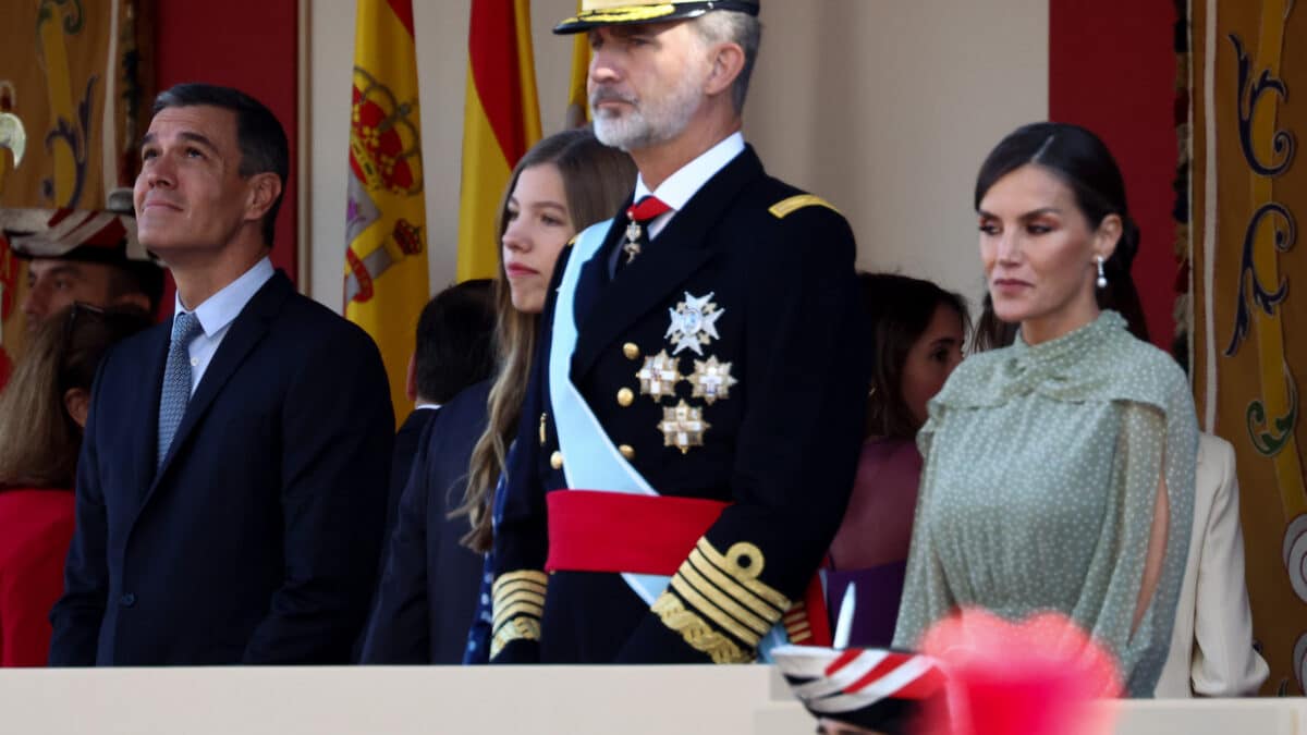 Letizia, Pedro Sánchez y el Día de la Hispanidad