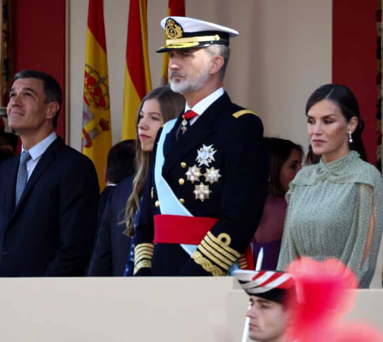 Letizia, Pedro Sánchez y el Día de la Hispanidad