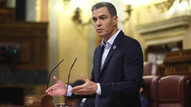 El presidente del Gobierno, Pedro Sánchez, interviene en el Congreso de los Diputados. El presidente del Gobierno, Pedro Sánchez, interviene en el Congreso de los Diputados.