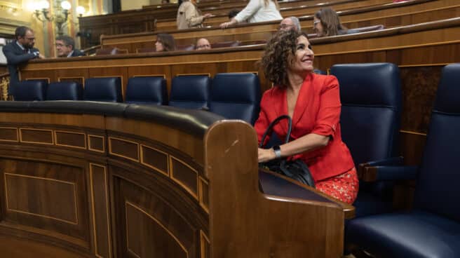 Un debate de presupuestos... ¡En el que pocos han hablado de presupuestos! La ministra de Hacienda, María Jesús Montero, durante un debate de totalidad del Proyecto de Ley de Presupuestos Generales del Estado para el año 2023