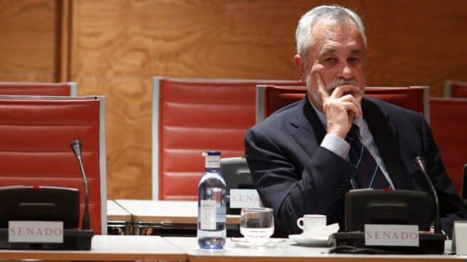 El ex presidente andaluz José Antonio Griñán, en una comparecencia en el Senado.