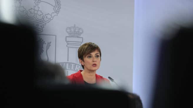 La portavoz del Ejecutivo, Isabel Rodríguez, en rueda de prensa en la Moncloa tras el Consejo de Ministros de este 31 de octubre de 2022.