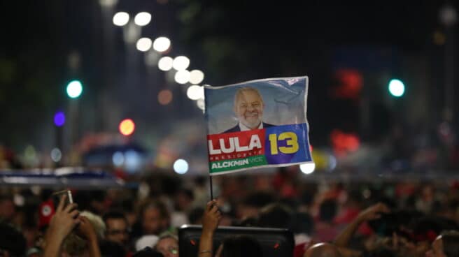 Festejo en Sao Paulo por la victoria de Lula