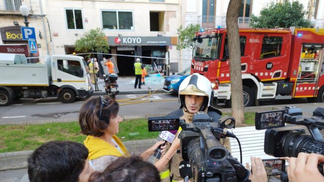 El local del suceso de Tarragona, este domingo.