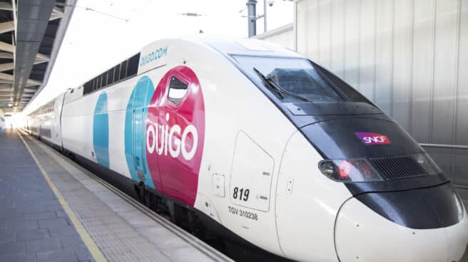 Un tren de Ouigo. Un tren de Ouigo.