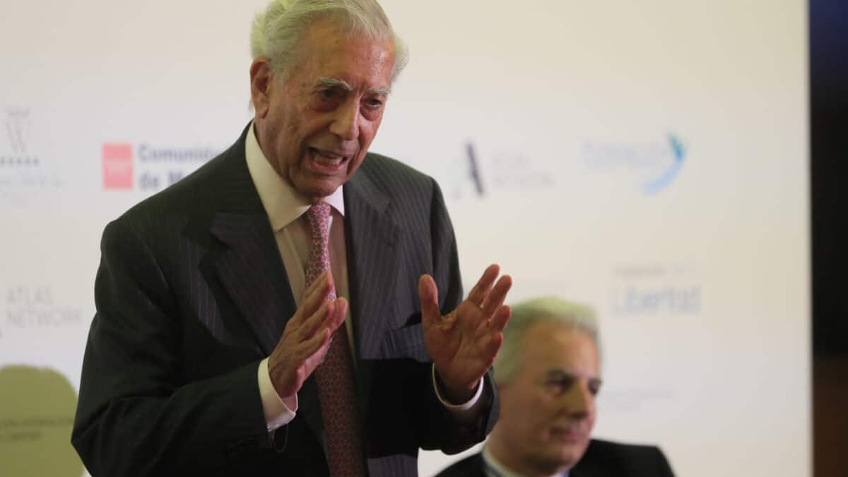 Mario Vargas Llosa, presidente de la Fundación Libertad
