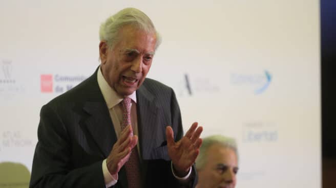 Vigésimo aniversario de la Fundación Libertad, presidida por Vargas Llosa Mario Vargas Llosa, presidente de la Fundación Libertad