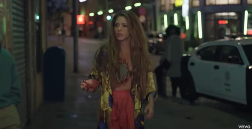 Shakira, en un fotograma de su videoclip 'Monotonía'.