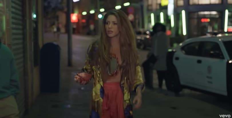 Shakira, en un fotograma de su videoclip 'Monotonía'.