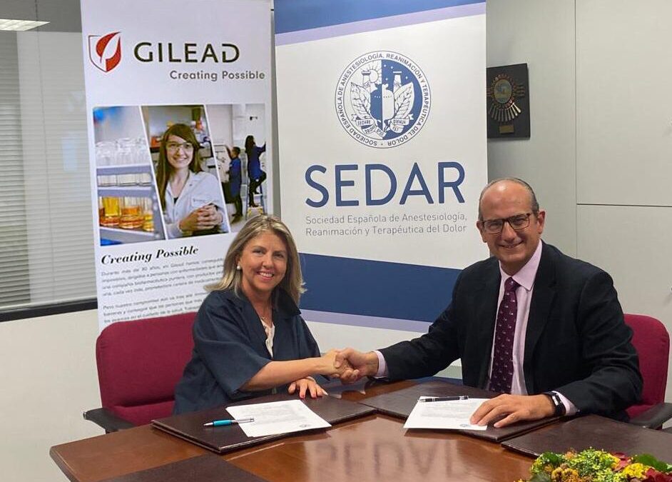 La Sedar y Gilead Sciences se unen para colaborar en el desarrollo de proyectos científicos para los anestesistas