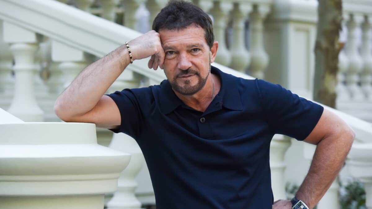 El actor Antonio Banderas en Madrid.