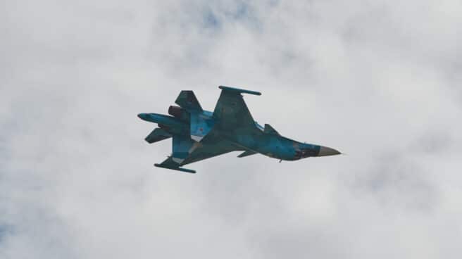 Avión militar ruso modelo Su-34