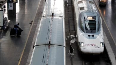 Renfe suspende los AVE entre Madrid y Andalucía por una avería y la climatología adversa