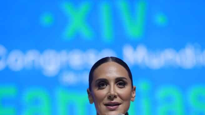 Tamara Falcó habla sobre su "despertar espantoso" en el congreso ultracatólico de México: "No lo entiendo" La influencer española Tamara Falcó habla durante su intervención en la XIV Congreso Mundial de las Familias, en Ciudad de México (México).