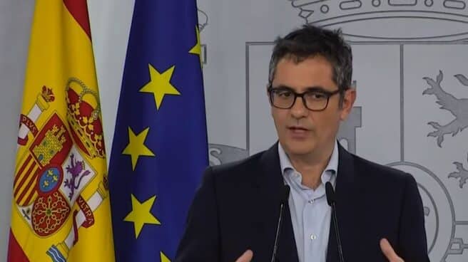 Félix Bolaños comparece en Moncloa tras la reunión con el Partido Popular para la renovación del Consejo General del Poder Judicial.