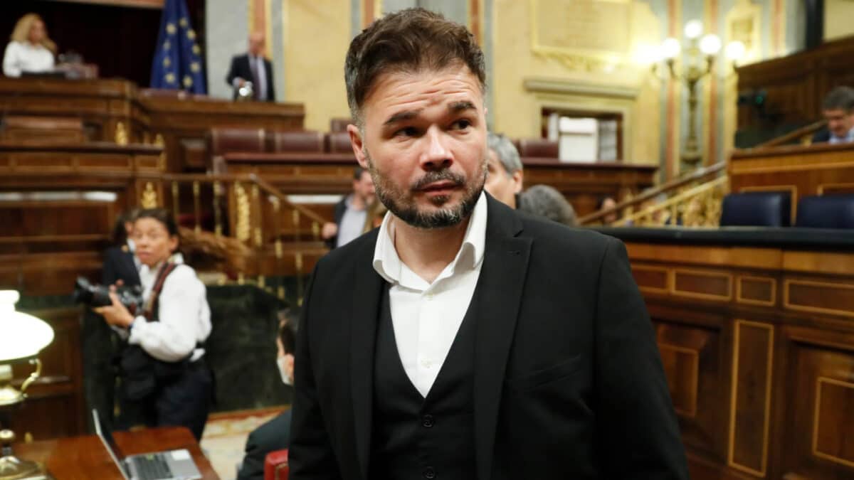 Gabriel Rufián en el Congreso.