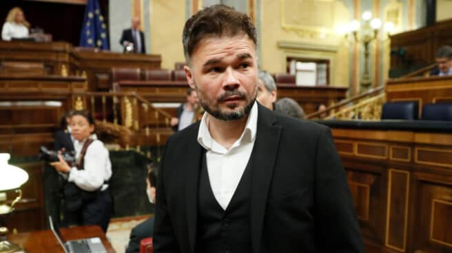 Gabriel Rufián en el Congreso.