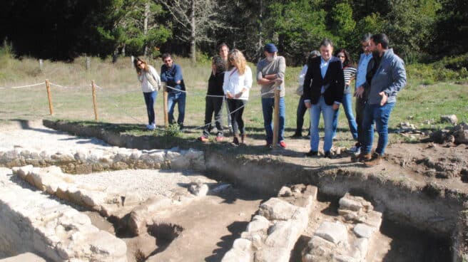 Visita del consejero Román Rodríguez al yacimiento Visita del consejero Román Rodríguez al yacimiento