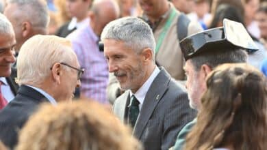 Marlaska recibe una gran pitada en la festividad de la Guardia Civil en León