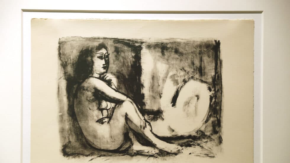 'Dos mujeres desnudas' del artista malagueño Pablo Ruiz Picasso, expuesta en el Museo Casa Natal Picasso de Málaga