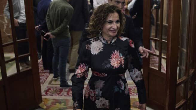 La ministra de Hacienda, María Jesús Montero, al término del debate de enmiendas totales a los Presupuestos La ministra de Hacienda, María Jesús Montero, al término del debate de enmiendas totales a los Presupuestos