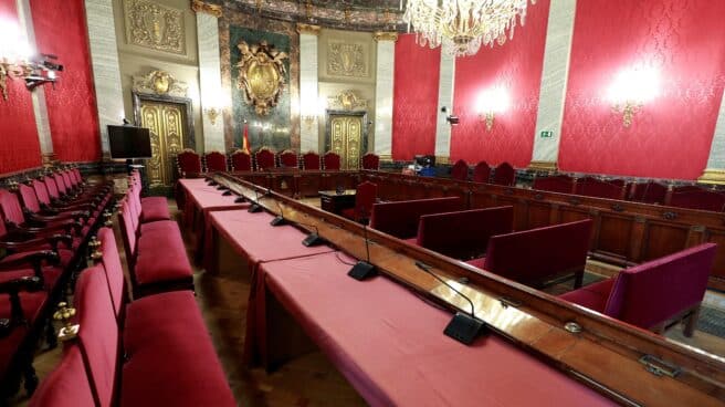 Salón de juicios del Tribunal Supremo. Salón de juicios del Tribunal Supremo.