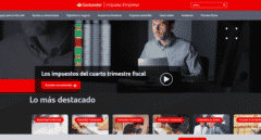 'Impulsa Empresa', el portal de Banco Santander para ayudar a crecer a los negocios españoles