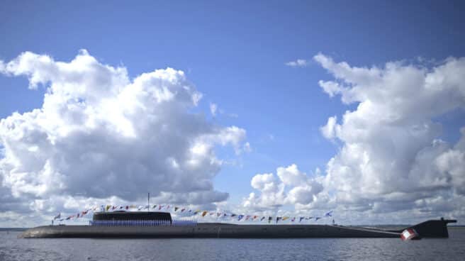 El submarino nuclear ruso 'K-329 Belgorod El submarino nuclear ruso 'K-329 Belgorod
