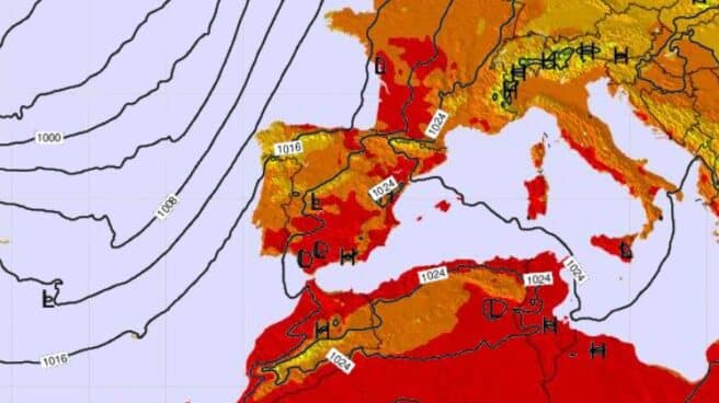 Previsión de temperaturas en España para este jueves. Previsión de tiempo en España para este jueves y sus temperaturas