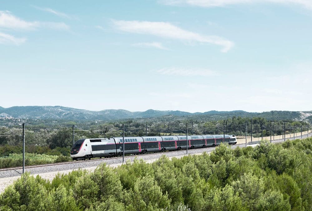 Un tren de alta velocidad de la francesa SNCF.