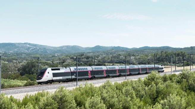 Un tren de alta velocidad de la francesa SNCF. Un tren de alta velocidad de la francesa SNCF.