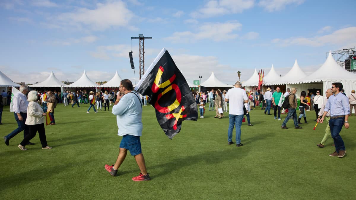 Simpatizantes de Vox, en el evento Viva'22.