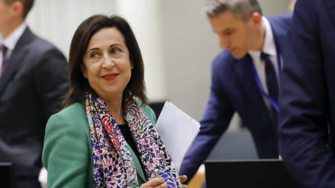 Margarita Robles, en Bruselas. Margarita Robles, en Bruselas.