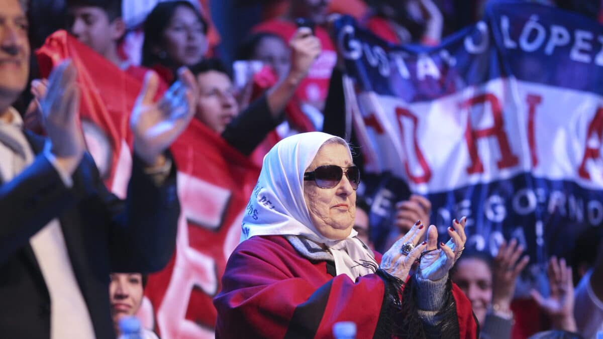 Hebe de Bonafini, presidenta de Madres de Plaza de Mayo.