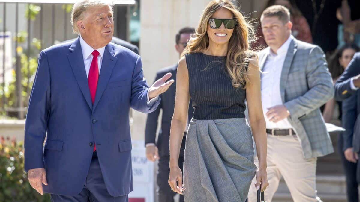 Los Trump, en Palm Beach.