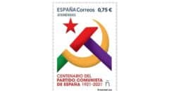 Una jueza suspende la emisión del sello de Correos conmemorativo del centenario del PCE