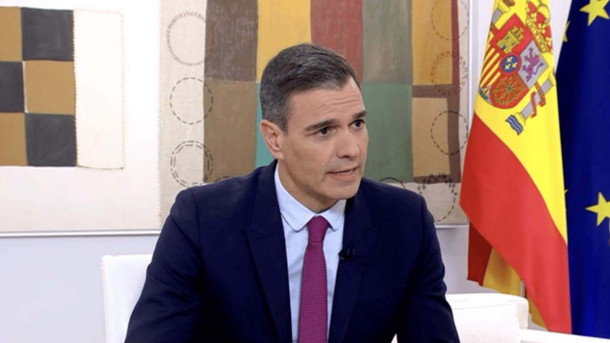 Pedro Sánchez en el programa Al Rojo Vivo