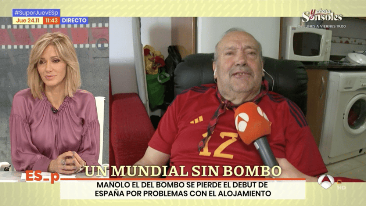 Manolo el del bombo en 'Espejo Público'