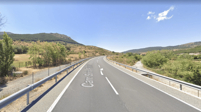 Carretera N-110 a la altura de Villatoro (Ávila)