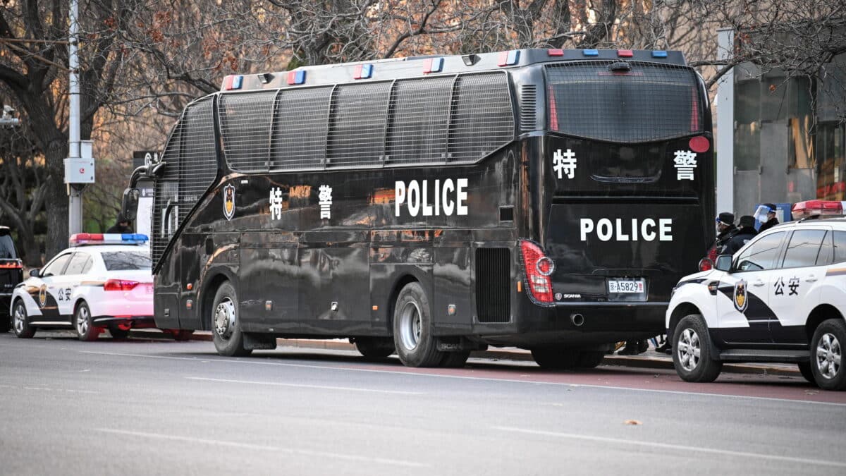Vigilancia policial en Pekín