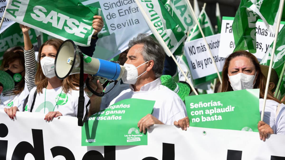 El presidente del sindicato Satse, Manuel Cascos.