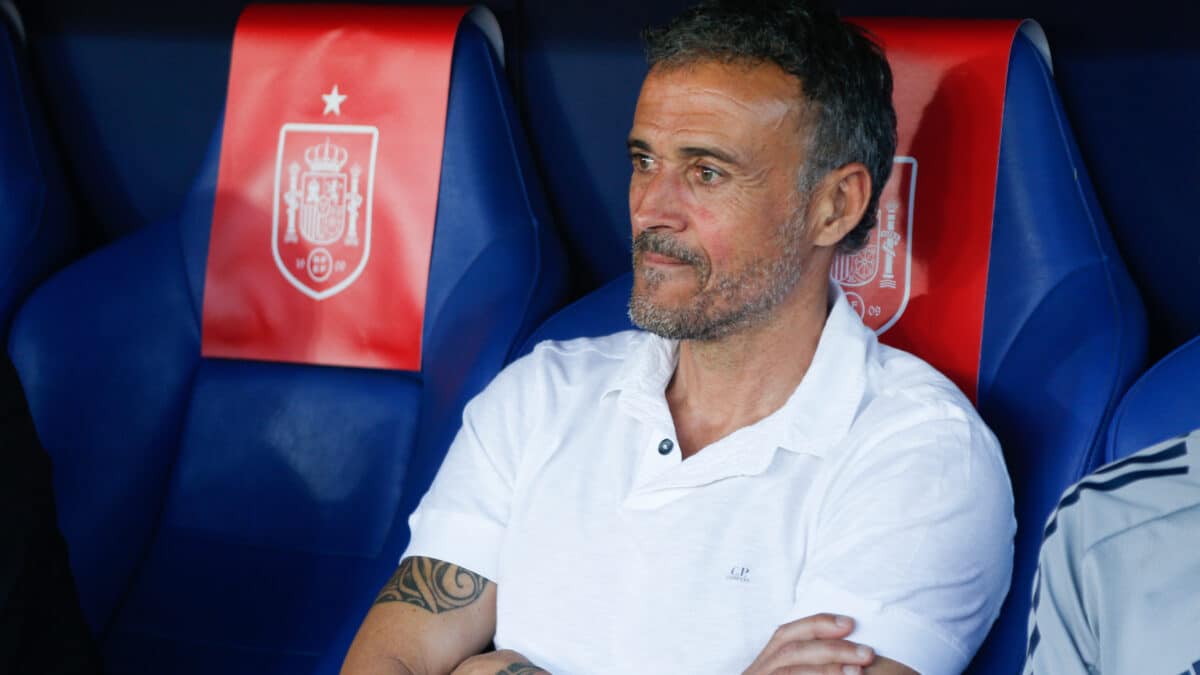 Luis Enrique Martínez, entrenador de la Selección Española de Fútbol