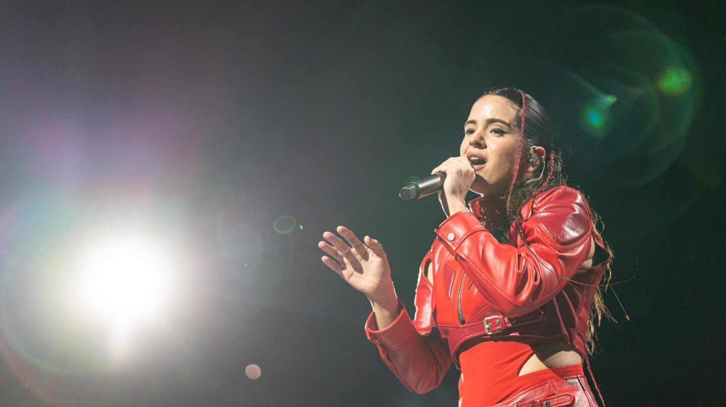 La cantante Rosalía actúa dentro de su gira ‘Motomami Tour’ en Barcelona