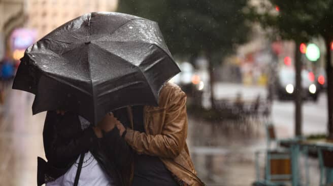 Lluvia en Madrid. Lluvia en Madrid.