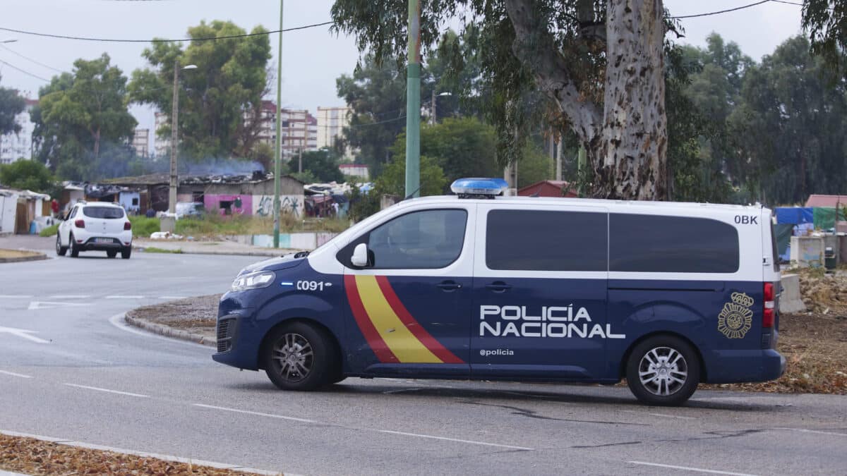 Un coche de la policía nacional