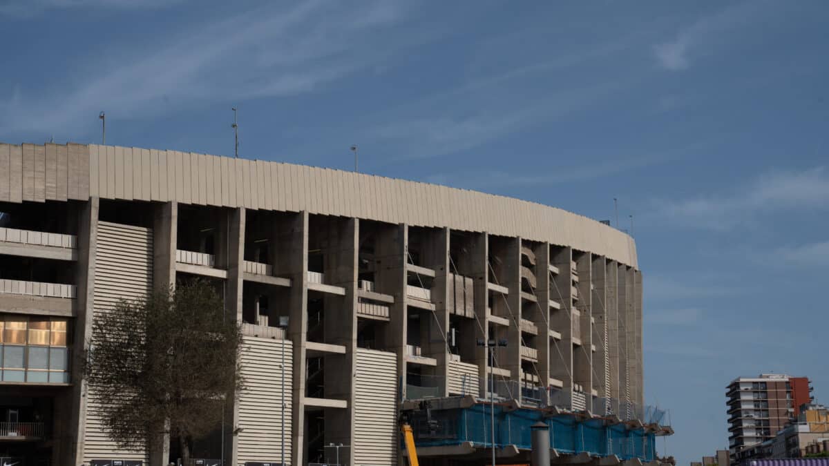 Vista del Camp Nou, a 24 de octubre de 2022, en Barcelona, Catalunya (España).